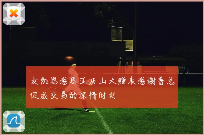 麦凯恩感恩亚历山大赠表感谢普总促成交易的深情时刻